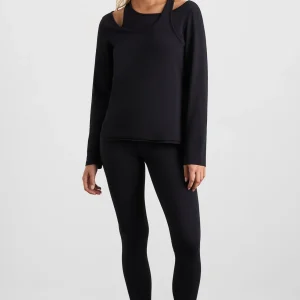 Outlet Aje ATHLETICA Layered Long Sleeve Top 157 Black