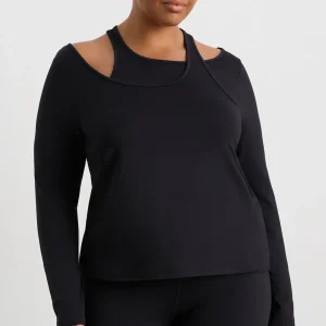 Outlet Aje ATHLETICA Layered Long Sleeve Top 157 Black