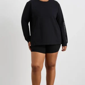 Hot Aje ATHLETICA Light Weight Logo Crew Jumper 127 Black