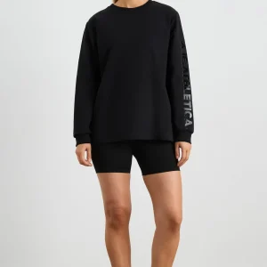 Hot Aje ATHLETICA Light Weight Logo Crew Jumper 127 Black