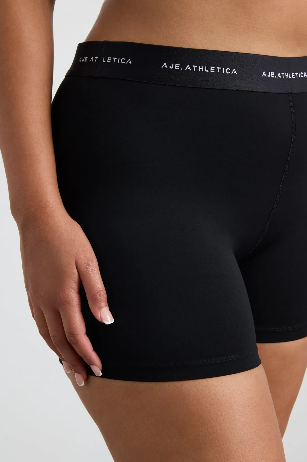 logo_bike_shorts__11.webp Flash Sale Aje ATHLETICA Logo Bike Shorts 601 Black/White