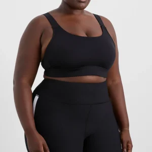 Store Aje ATHLETICA Logo Crossback Sports Bra 395 Black