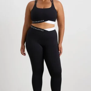Cheap Aje ATHLETICA Logo Elastic Sports Bra 323 Black/White