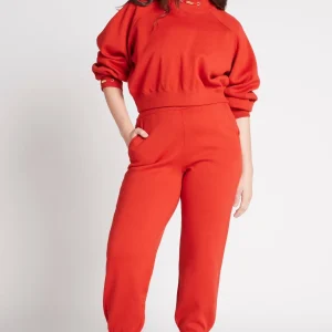 Outlet Aje ATHLETICA Logo Knit Trackpants 505 Garnet Red