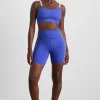 Online Aje ATHLETICA Logo Notch Bike Short 639 Marine Blue Latte Beige