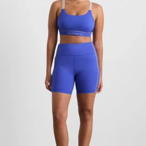 Online Aje ATHLETICA Logo Notch Bike Short 639 Marine Blue Latte Beige