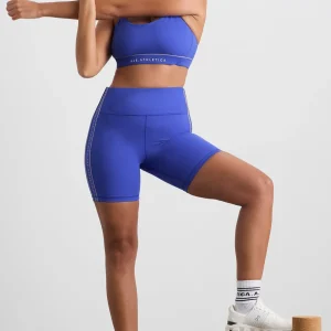 Online Aje ATHLETICA Logo Notch Bike Short 639 Marine Blue Latte Beige