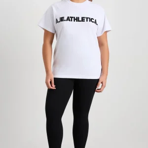 Cheap Aje ATHLETICA Logo Raglan T-Shirt 110 White/Black