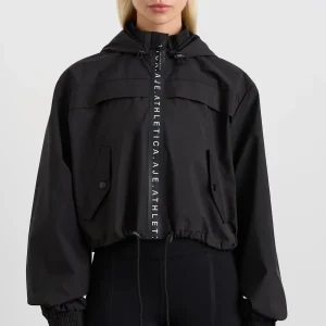 Fashion Aje ATHLETICA Logo Spray Jacket 725 Black