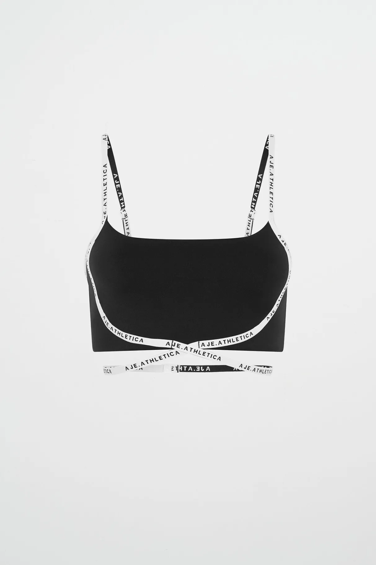 logo_tape_crossover_bra__1.webp Outlet Aje ATHLETICA Logo Tape Crossover Bra 393 Black/White