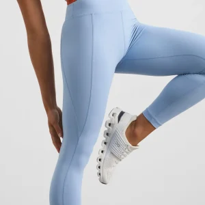 Cheap Aje ATHLETICA Logo Tape Legging 208 Steel Blue Copper Orange