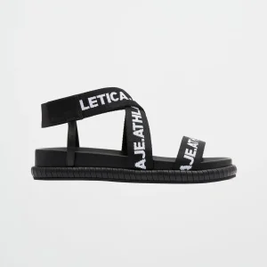 Cheap Aje ATHLETICA Logo Tape Platform Sandal 940 Black