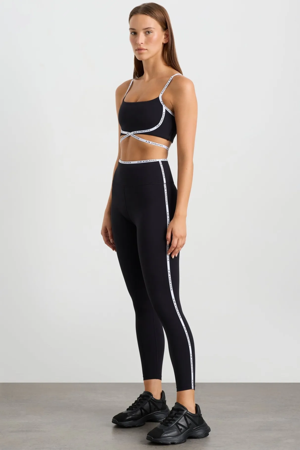 logo_tape_seam_ankle_length_legging__0.webp Flash Sale Aje ATHLETICA Logo Tape Seam Ankle Length Legging 203 Black