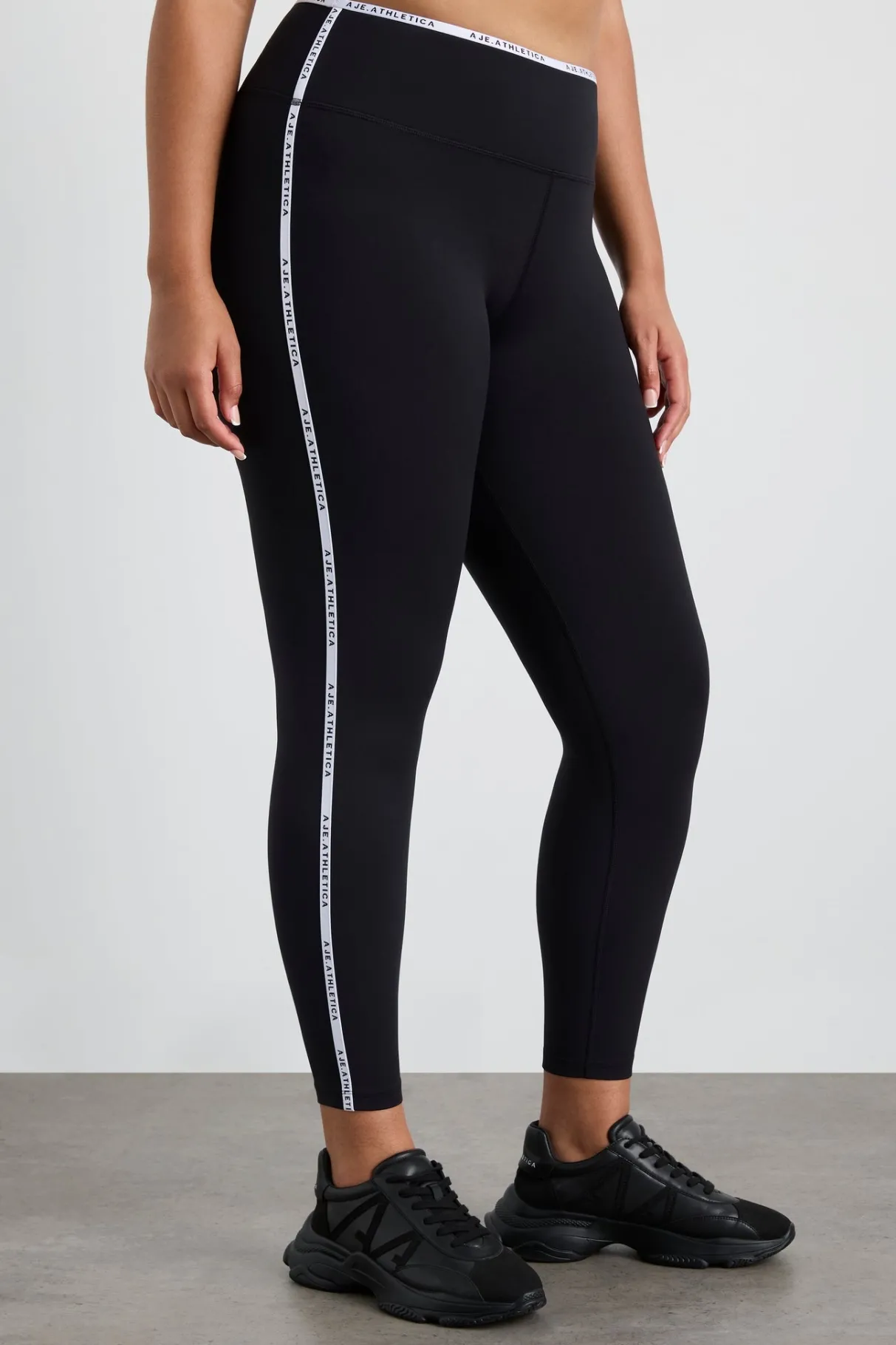 logo_tape_seam_ankle_length_legging__10.webp Flash Sale Aje ATHLETICA Logo Tape Seam Ankle Length Legging 203 Black
