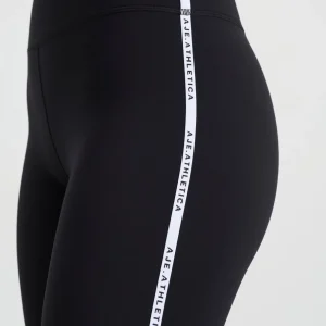 Flash Sale Aje ATHLETICA Logo Tape Seam Ankle Length Legging 203 Black