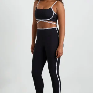 Flash Sale Aje ATHLETICA Logo Tape Seam Ankle Length Legging 203 Black