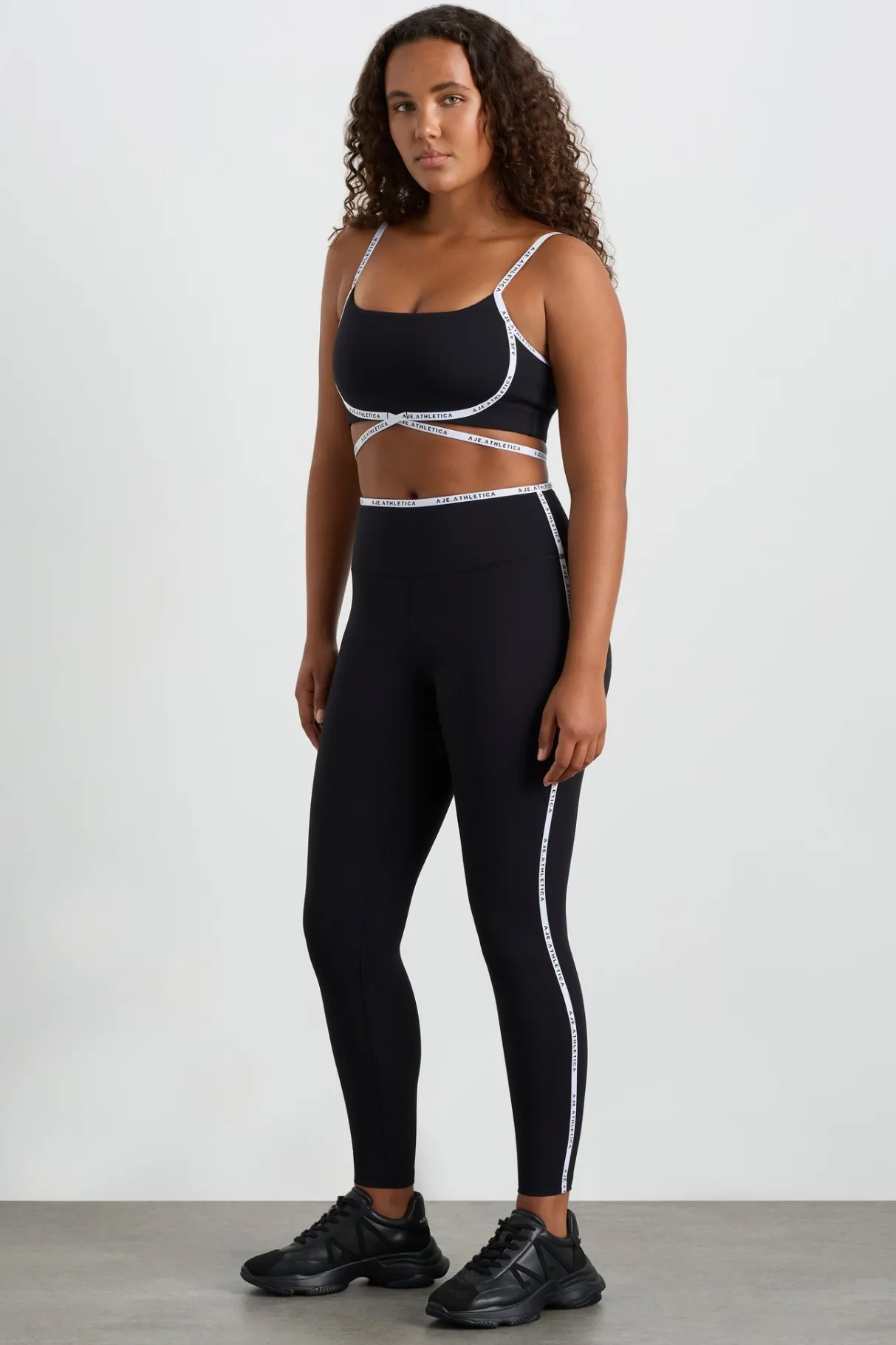 logo_tape_seam_ankle_length_legging__5.webp Flash Sale Aje ATHLETICA Logo Tape Seam Ankle Length Legging 203 Black