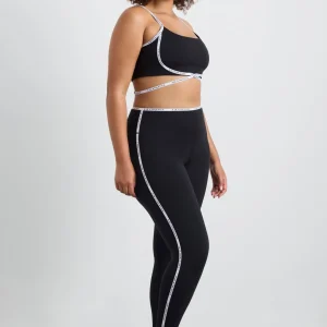 Flash Sale Aje ATHLETICA Logo Tape Seam Ankle Length Legging 203 Black
