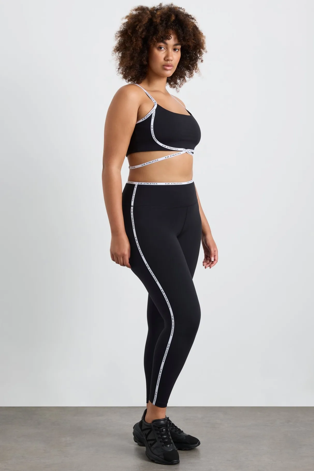 logo_tape_seam_ankle_length_legging__9.webp Flash Sale Aje ATHLETICA Logo Tape Seam Ankle Length Legging 203 Black