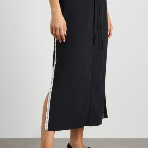 Flash Sale Aje ATHLETICA Logo Tape Spray Midi Skirt 647 Black
