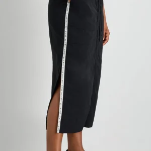 Flash Sale Aje ATHLETICA Logo Tape Spray Midi Skirt 647 Black