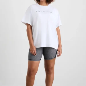Shop Aje ATHLETICA Logo T-Shirt 102 White/Herringbone