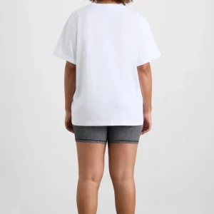 Shop Aje ATHLETICA Logo T-Shirt 102 White/Herringbone