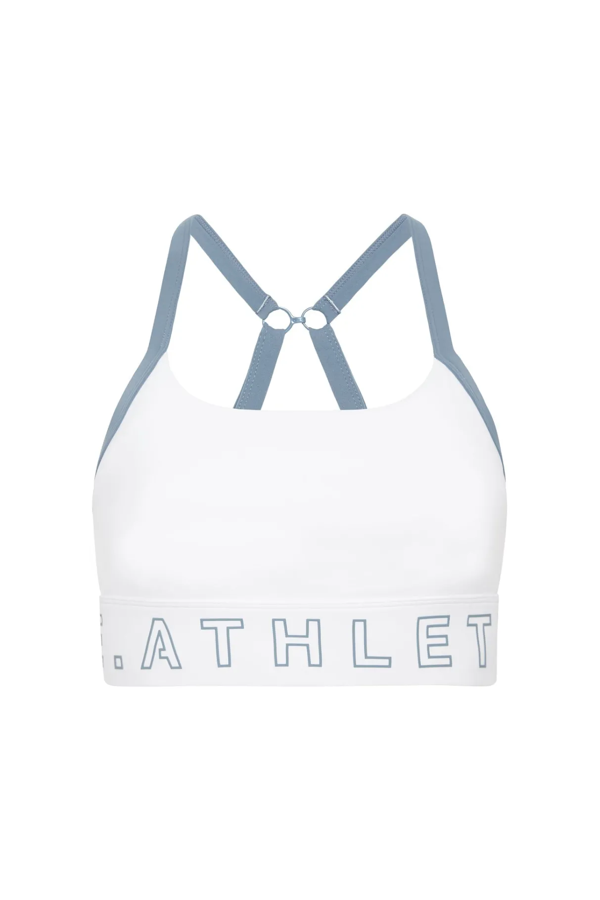 logotape_adjustable_strap_sports_bra__1-1.webp Online Aje ATHLETICA Logotape Adjustable Strap Sports Bra 307 White/Storm Blue
