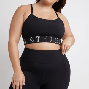 Outlet Aje ATHLETICA Logotape Adjustable Strap Sports Bra 307 Black/White