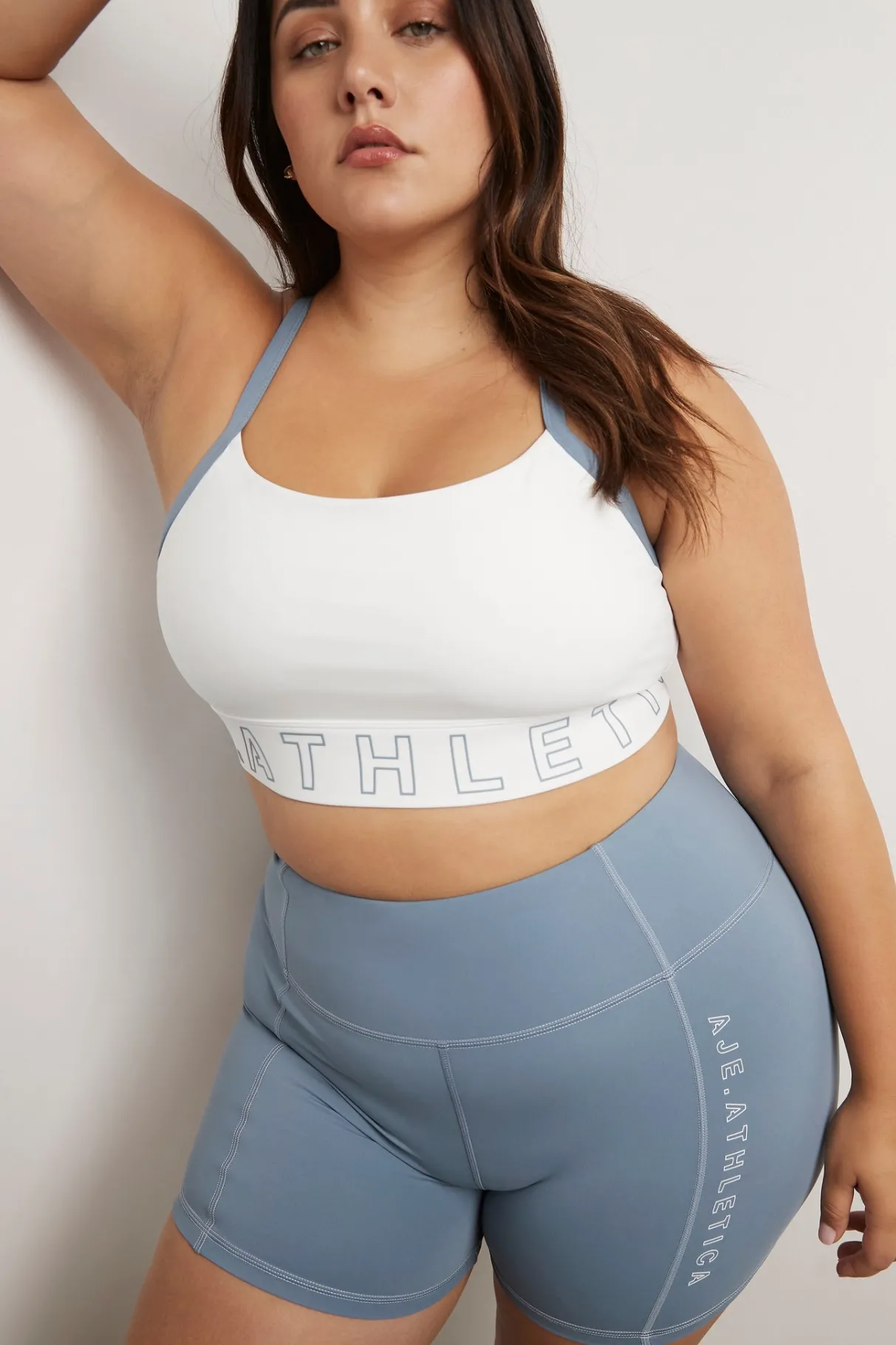 logotape_adjustable_strap_sports_bra__15-1.webp Online Aje ATHLETICA Logotape Adjustable Strap Sports Bra 307 White/Storm Blue