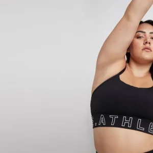 Outlet Aje ATHLETICA Logotape Adjustable Strap Sports Bra 307 Black/White
