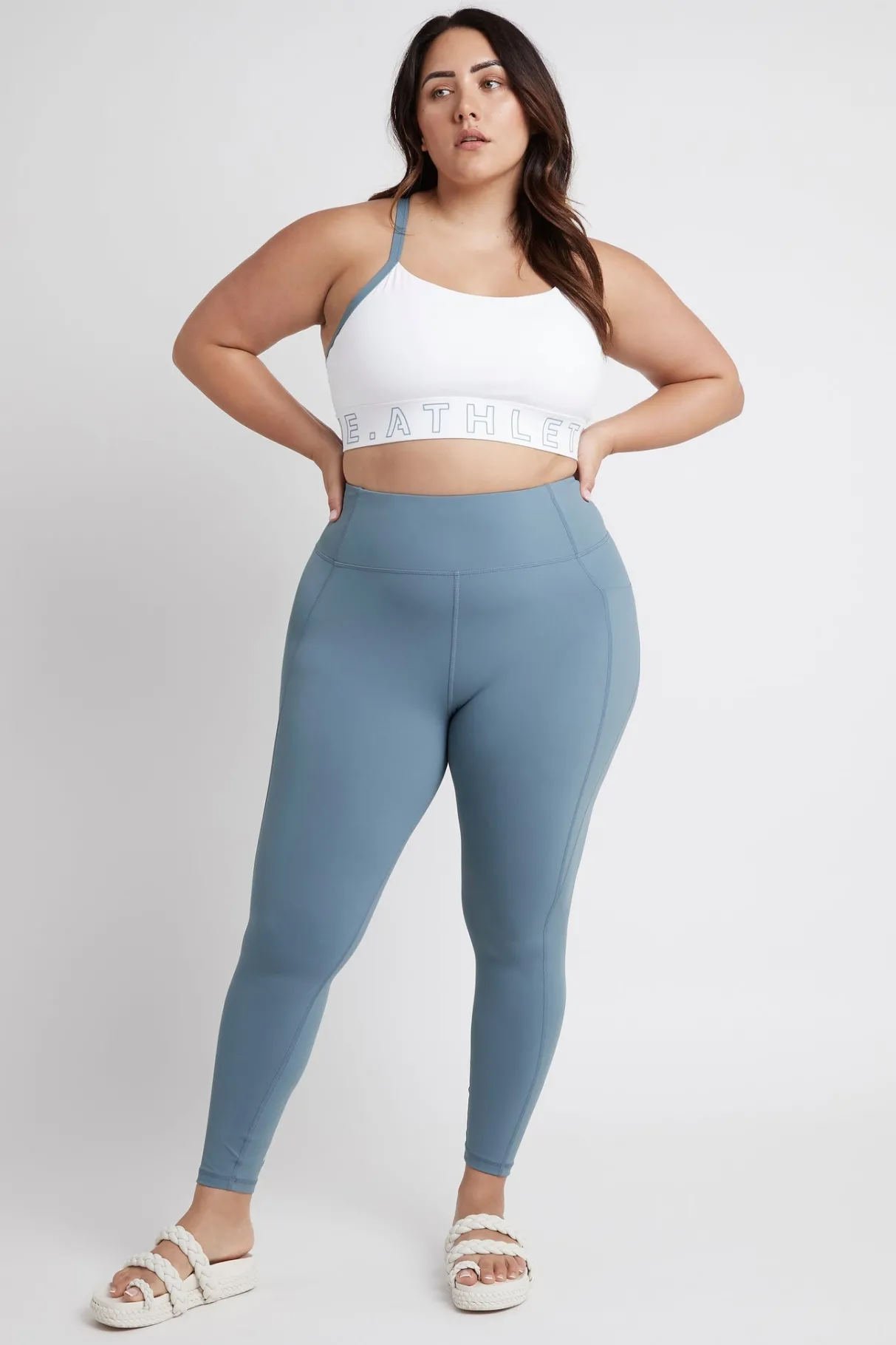 logotape_adjustable_strap_sports_bra__18.webp Online Aje ATHLETICA Logotape Adjustable Strap Sports Bra 307 White/Storm Blue