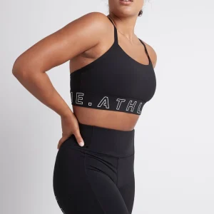 Outlet Aje ATHLETICA Logotape Adjustable Strap Sports Bra 307 Black/White