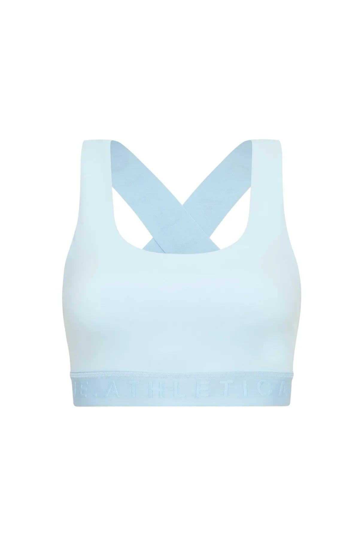 logotape_cross_back_sports_bra__1.webp Sale Aje ATHLETICA Logotape Cross Back Sports Bra 305 Ice Blue