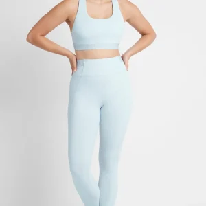 Sale Aje ATHLETICA Logotape Cross Back Sports Bra 305 Ice Blue