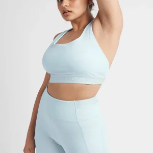 Sale Aje ATHLETICA Logotape Cross Back Sports Bra 305 Ice Blue