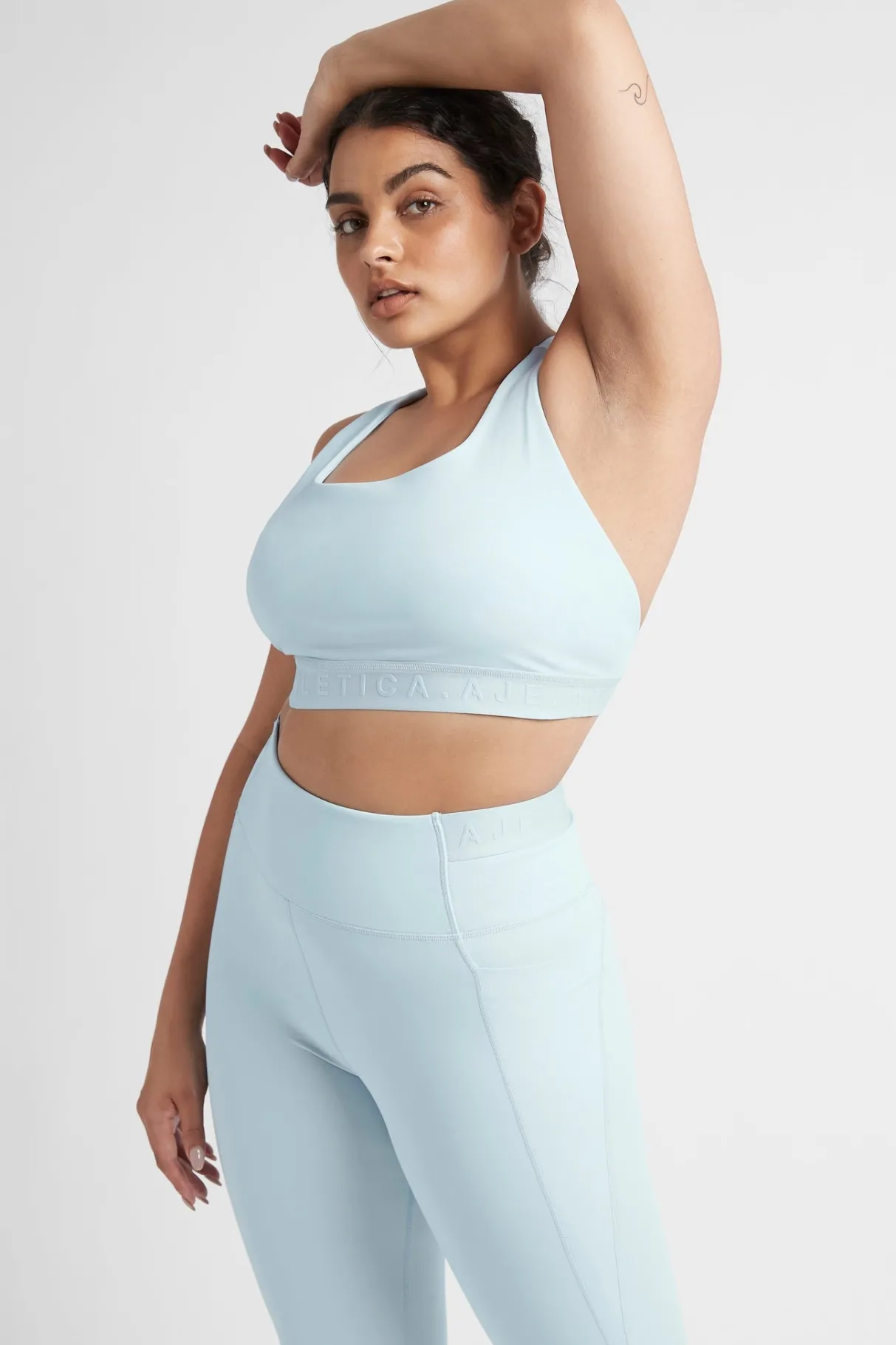 logotape_cross_back_sports_bra__12.webp Sale Aje ATHLETICA Logotape Cross Back Sports Bra 305 Ice Blue