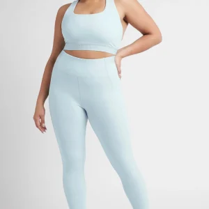 Sale Aje ATHLETICA Logotape Cross Back Sports Bra 305 Ice Blue