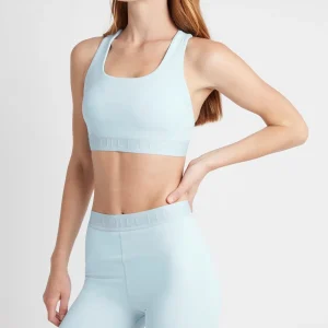 Sale Aje ATHLETICA Logotape Cross Back Sports Bra 305 Ice Blue