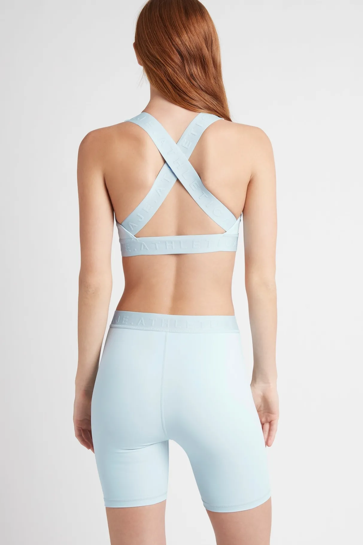 logotape_cross_back_sports_bra__4.webp Sale Aje ATHLETICA Logotape Cross Back Sports Bra 305 Ice Blue