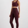 Hot Aje ATHLETICA 7/8 Logotape Leggings 203 Burgundy