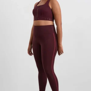 Hot Aje ATHLETICA 7/8 Logotape Leggings 203 Burgundy