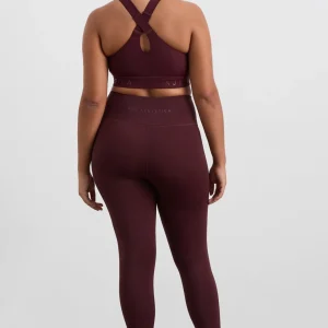 Hot Aje ATHLETICA 7/8 Logotape Leggings 203 Burgundy