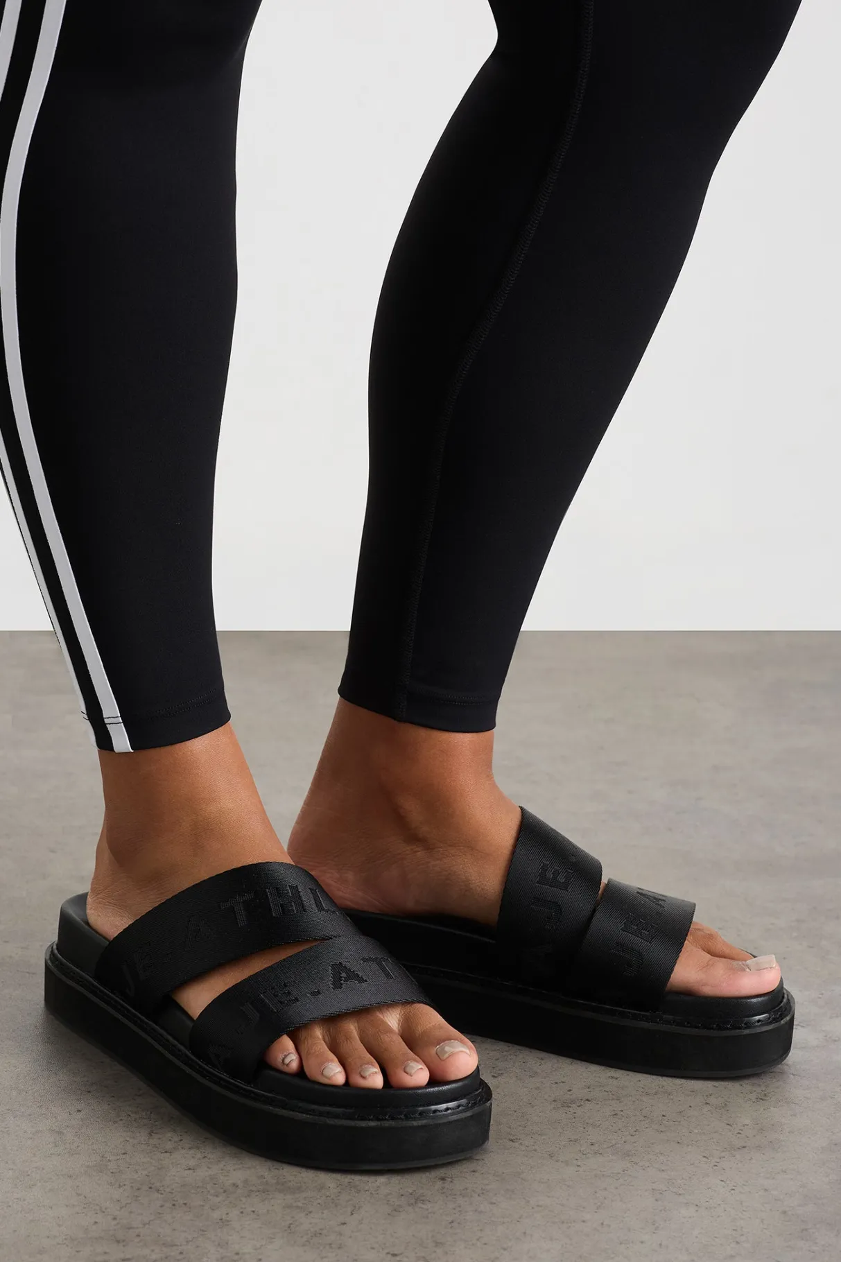 logotape_platform_slide__0.webp Discount Aje ATHLETICA Logotape Platform Slide 916 Black