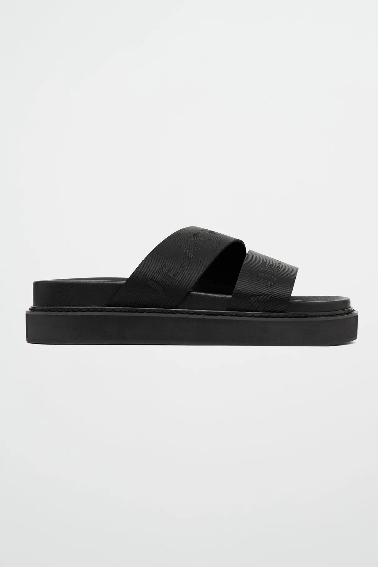 logotape_platform_slide__2.webp Discount Aje ATHLETICA Logotape Platform Slide 916 Black