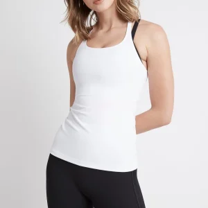 Cheap Aje ATHLETICA Logotape Racerback Singlet 113 White/Black