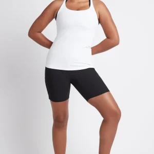 Cheap Aje ATHLETICA Logotape Racerback Singlet 113 White/Black