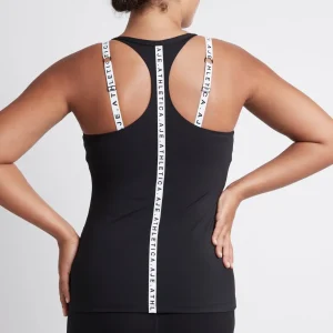 Shop Aje ATHLETICA Logotape Racerback Singlet 113 Black/White