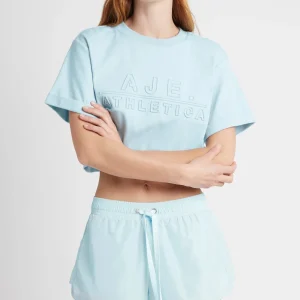 Cheap Aje ATHLETICA Logotape Running Shorts 602 Ice Blue