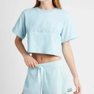 Cheap Aje ATHLETICA Logotape Running Shorts 602 Ice Blue